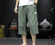 網購推薦-男夏季亞麻短褲