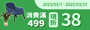 搶眼新店樂推薦：滿499折38