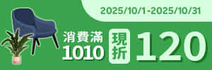 搶眼新店樂推薦：滿1010現折120