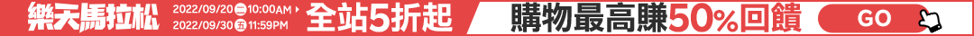 2022樂天馬拉松限時特賣爆殺5折起，最高賺50%回饋！