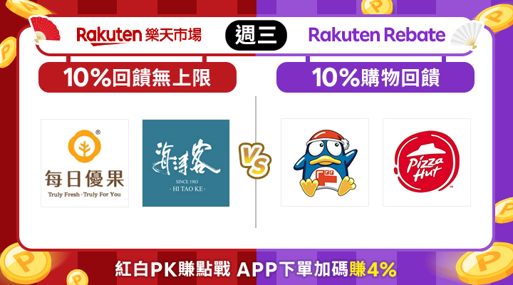 購物網推薦-10%回饋無上限