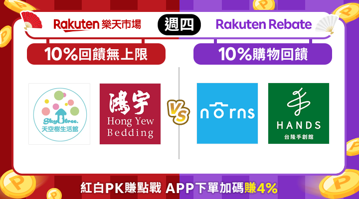 購物網推薦-10%回饋無上限