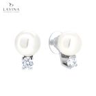 網購推薦-Lavina珍珠系列 - 經典款貝殼珍珠耳環