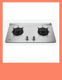 網購推薦-林內Rinnai 檯面式彩焱不銹鋼雙口爐