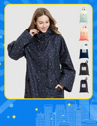 網購推薦-網友爆推長版雨衣/風衣 5色任選