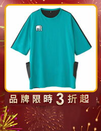 網購推薦-中性款寬版拼接上衣