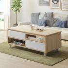 網購推薦-北歐白楓木四邊導圓茶几