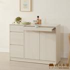 網購推薦-DA奶白陶板拉盤櫥櫃