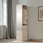 網購推薦-DA白榆木轉角衣櫃