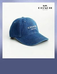 網購推薦-COACH單寧棒球帽