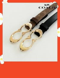 網購推薦-Coach老花皮帶