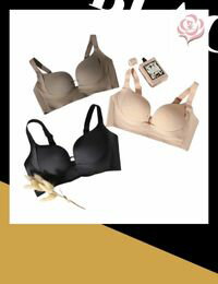 網購推薦-3D包覆集中無鋼圈胸罩