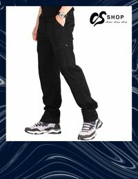 網購推薦-彈力透氣多口袋工作褲