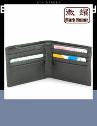 網購推薦-真皮8卡零錢袋男短夾