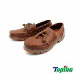 防刮耐磨牛皮帆船鞋