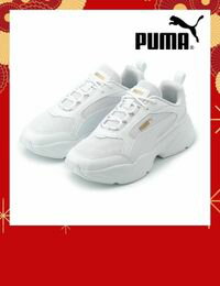 網購推薦-PUMA 運動休閒女鞋 白