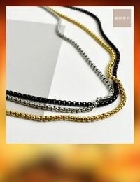 網購推薦-潮男鋼鍊 銀項鍊