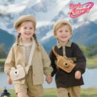 網購推薦-探險小熊兒童斜背包