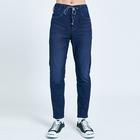 網購推薦-迦績冬奧款錐形牛仔褲