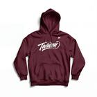 網購推薦-TAIWAN 草寫帽T｜酒紅