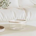 網購推薦-按壓式桌面垃圾桶-白/小號