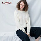 網購推薦-CUMAR-質感鏤空設計針織衫