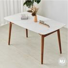 網購推薦-沐家具mufurniture-陶板胡桃實木餐桌