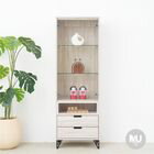 網購推薦-沐家具mufurniture-白榆木展示櫃