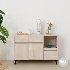 網購推薦-沐家具mufurniture-現代風 4尺餐櫃下座