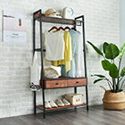 網購推薦-H&D東稻家居-萊特開放式2.6尺衣櫃