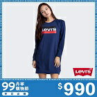 網購推薦-Levis 女款 大學T洋裝 / 復古Sportear logo